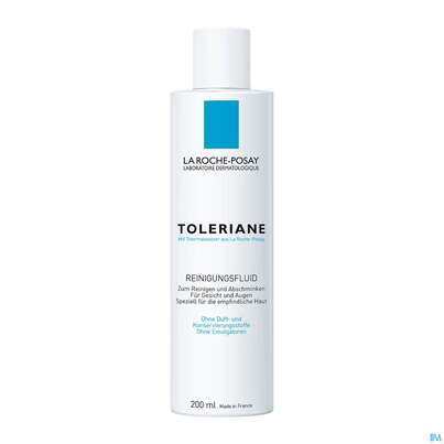Sie sehen eine Packung La Roche Posay Gesichtsreinigung Toleriane Reinigungsfluid 200ml, Produktbild: 02 La Roche Posay Gesichtsreinigung Toleriane Reinigungsfluid 200ml, A-Nr.: 1704252 - 02