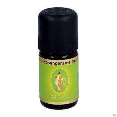 Sie sehen eine Packung Aetherische Oele Primavera Rosengeranie Bio 5ml, Produktbild: 04 Aetherische Oele Primavera Rosengeranie Bio 5ml, A-Nr.: 2305318 - 04