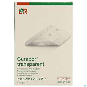 CURAPOR WUNDVB ST TP 5X 7CM 5ST, A-Nr.: 2850205 - 01