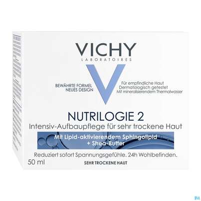 Vichy Nutrilogie 2 Sehr Trockene Haut 50ml, A-Nr.: 2297955 - 05