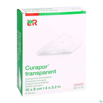 Wundverband Curapor Steril Transparent 10x 8cm 25st, A-Nr.: 2850234 - 05