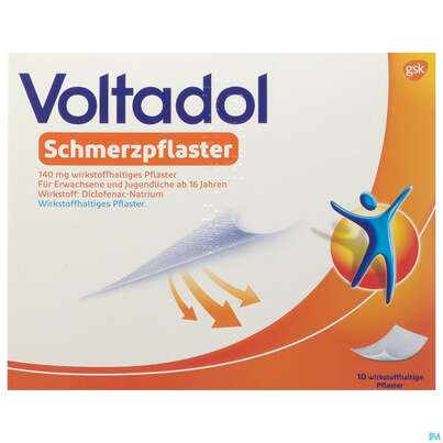 VOLTADOL SCHMERZPFL 140MG 10ST, A-Nr.: 4985547 - 02