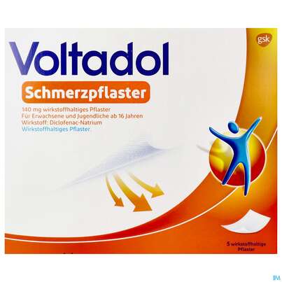 Voltadol Schmerzpflaster Wirkstoffhaltig 140mg 5st, A-Nr.: 4985530 - 02