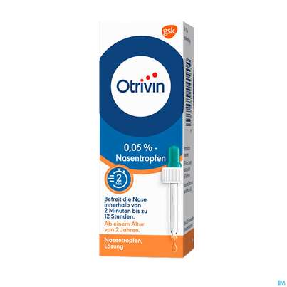 Otrivin Nasentropfen 0,05% 10ml, A-Nr.: 0040904 - 02