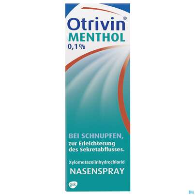 Otrivin Nasenspray 0,1% Menthol 15ml, A-Nr.: 1312144 - 01