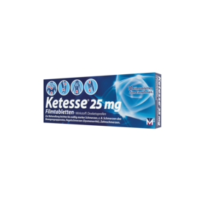 Ketesse® - Rezeptfrei für Ihre Schmerzpatienten!, A-Nr.: 3534624 - 01