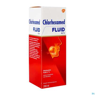 Chlorhexamed Fluid 0,1% 200ml, A-Nr.: 0713958 - 03