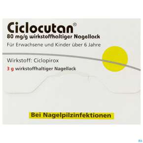 Ciclocutan Wirkstoffhaltiger Nagel- Lack 80mg/g 3g, A-Nr.: 3915510 - 01