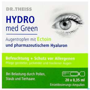 Augentropfen Dr.theiss Hydro Med Green +ectoin/0,35ml 20st, A-Nr.: 5733701 - 01