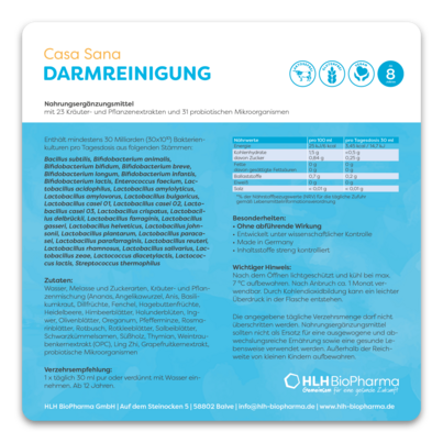 Sie sehen eine Packung Casa Sana DARMREINIGUNG, Produktbild: 04 Casa Sana DARMREINIGUNG, A-Nr.: 3967837 - 04