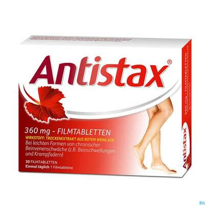 Antistax Filmtabl 360mg 30st, A-Nr.: 3520415 - 04