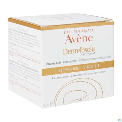 Sie sehen eine Packung Avene Dermabsolu Nachtbalsam 40ml, Produktbild: 04 Avene Dermabsolu Nachtbalsam 40ml, A-Nr.: 4949899 - 04