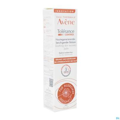 Sie sehen eine Packung Avene Tolerance/control Balsam 40ml, Produktbild: 04 Avene Tolerance/control Balsam 40ml, A-Nr.: 5431704 - 04