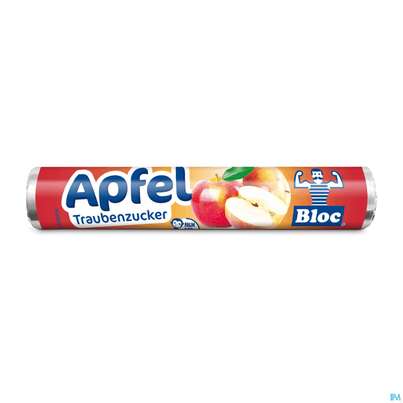 Bloc Traubenzucker Rollen Apfel 42g, A-Nr.: 1016351 - 02