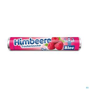 Bloc Traubenzucker Rollen Himbeere 42g, A-Nr.: 0753225 - 01