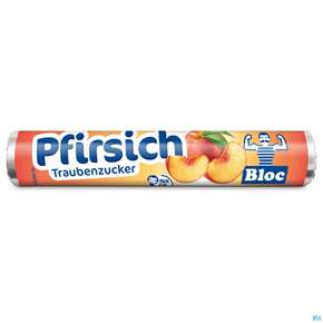 Bloc Traubenzucker Rollen Pfirsich 42g, A-Nr.: 2198331 - 01