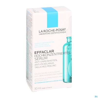 Sie sehen eine Packung La Roche Posay Gesichtspflege Effaclar Serum Hochkonzentriert 30ml, Produktbild: 03 La Roche Posay Gesichtspflege Effaclar Serum Hochkonzentriert 30ml, A-Nr.: 5342604 - 03