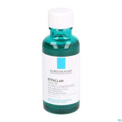 Sie sehen eine Packung La Roche Posay Gesichtspflege Effaclar Serum Hochkonzentriert 30ml, Produktbild: 06 La Roche Posay Gesichtspflege Effaclar Serum Hochkonzentriert 30ml, A-Nr.: 5342604 - 06