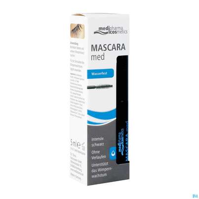 Sie sehen eine Packung Mascara Med Wasserfest 5ml, Produktbild: 03 Mascara Med Wasserfest 5ml, A-Nr.: 4751714 - 03