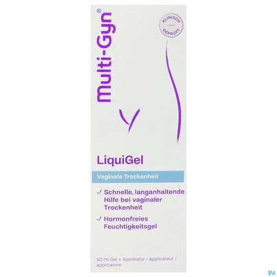 Sie sehen eine Packung Multi-gyn Liquigel 50ml, Produktbild: 01 Multi-gyn Liquigel 50ml, A-Nr.: 5613049 - 01