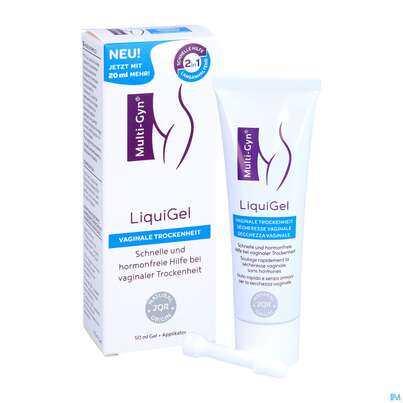 Sie sehen eine Packung Multi-gyn Liquigel 50ml, Produktbild: 04 Multi-gyn Liquigel 50ml, A-Nr.: 5613049 - 04