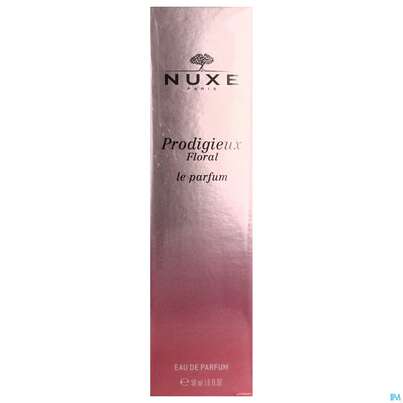 Sie sehen eine Packung Nuxe Prodigieux Le Parfum Florale 50ml, Produktbild: 01 Nuxe Prodigieux Le Parfum Florale 50ml, A-Nr.: 5479384 - 01