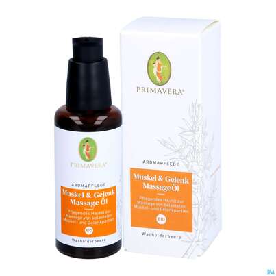 Primavera Aromapflege Muskel +gelenk Massage Oel Bio 50ml, A-Nr.: 4588438 - 03