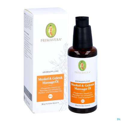 Primavera Aromapflege Muskel +gelenk Massage Oel Bio 50ml, A-Nr.: 4588438 - 04