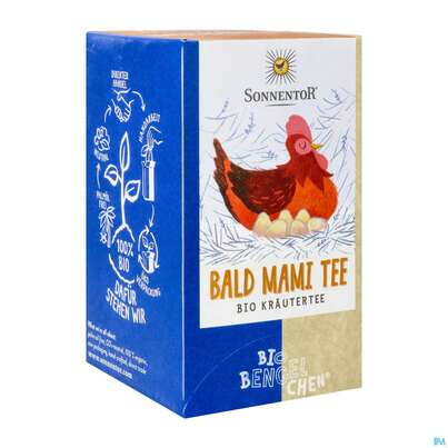 Sie sehen eine Packung Sonnentor Biobengelchen Bald Mami Tee 02626 18st, Produktbild: 05 Sonnentor Biobengelchen Bald Mami Tee 02626 18st, A-Nr.: 5448828 - 05