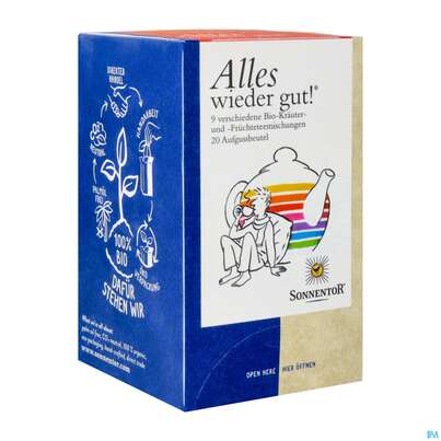 Sie sehen eine Packung Sonnentor Frosch Im Hals Tee 02702 18st, Produktbild: 03 Sonnentor Frosch Im Hals Tee 02702 18st, A-Nr.: 3428750 - 03