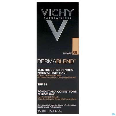 Vichy Dermablend/fluid Make-up 55 Bronze 30ml, A-Nr.: 3044653 - 03