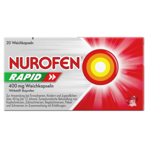 Nurofen Rapid 400 mg Weichkapseln, A-Nr.: 3932075 - 01