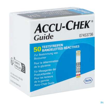 Diagnostika U.zubehoer Accu-chek -roche Diabetes Guide Glucose Streifen 50st, A-Nr.: 4578931 - 02