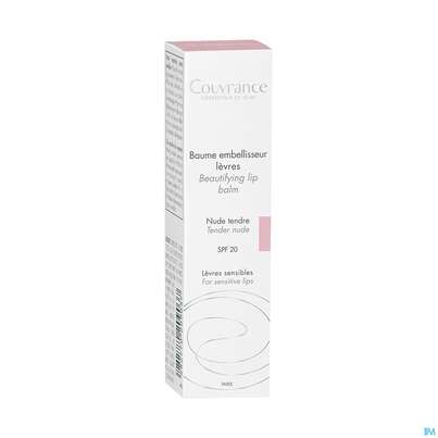 Sie sehen eine Packung Avène Couvrance Getönter Lippenbalsam Nude Tendre 3g, Produktbild: 04 Avène Couvrance Getönter Lippenbalsam Nude Tendre 3g, A-Nr.: 5087744 - 04