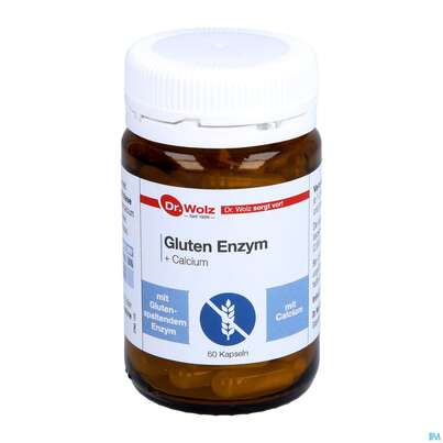 Dr.wolz Gluten Enzym +calcium Kapseln 60522 60st, A-Nr.: 4828285 - 07