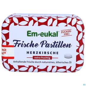 Em-eukal Frische/pastillen Zuckerfrei Herzkirsche 20g, A-Nr.: 5275581 - 01