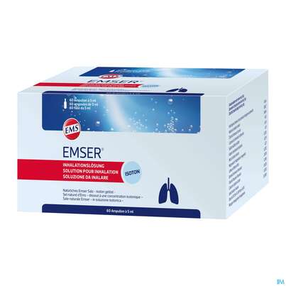 Emser Inhalationslösung Isoton Ampullen/sachet 60st, A-Nr.: 3072508 - 04