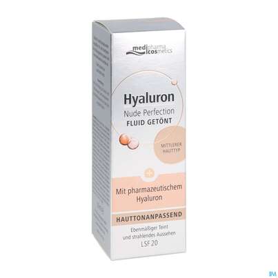 Hyaluron Nude Perfection Getoentes Fluid Mittlerer Typ Lsf 20 50ml, A-Nr.: 4914719 - 05