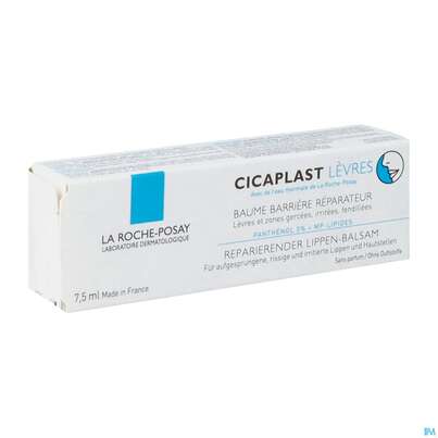 Sie sehen eine Packung La Roche Posay Cicaplast Lippenbalsam Reparierend B5 7,5ml, Produktbild: 02 La Roche Posay Cicaplast Lippenbalsam Reparierend B5 7,5ml, A-Nr.: 4151227 - 02