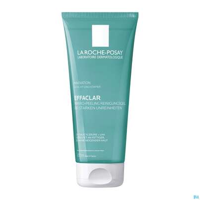 Sie sehen eine Packung La Roche Posay Ruecken/brust Akne Effaclar Gel Mikropeeling Reinigung 200ml, Produktbild: 01 La Roche Posay Ruecken/brust Akne Effaclar Gel Mikropeeling Reinigung 200ml, A-Nr.: 5286685 - 01