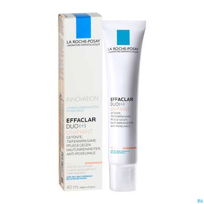 Sie sehen eine Packung La Roche Posay Akne/mischhaut Effaclar Duo+ Unifiant Hell 40ml, Produktbild: 03 La Roche Posay Akne/mischhaut Effaclar Duo+ Unifiant Hell 40ml, A-Nr.: 4516999 - 03