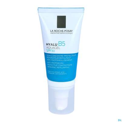 Sie sehen eine Packung La Roche Posay Gesichtspflege Hyalu/b5/aquagel Uv Feuchtigkeitsgel Lsf30 50ml, Produktbild: 06 La Roche Posay Gesichtspflege Hyalu/b5/aquagel Uv Feuchtigkeitsgel Lsf30 50ml, A-Nr.: 5408875 - 06
