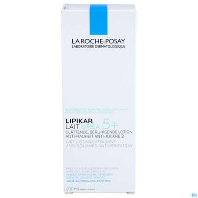 Sie sehen eine Packung La Roche Posay Koerperpflege Lipikar Lait Urea 5+ Sehr Tr.h 200ml, Produktbild: 01 La Roche Posay Koerperpflege Lipikar Lait Urea 5+ Sehr Tr.h 200ml, A-Nr.: 5198739 - 01