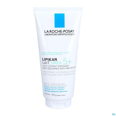 Sie sehen eine Packung La Roche Posay Koerperpflege Lipikar Lait Urea 5+ Sehr Tr.h 200ml, Produktbild: 06 La Roche Posay Koerperpflege Lipikar Lait Urea 5+ Sehr Tr.h 200ml, A-Nr.: 5198739 - 06