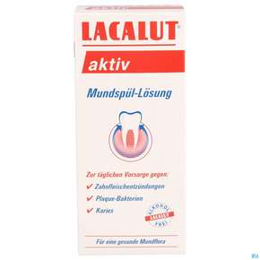 Mundwasser/spuelung Lacalut Aktiv Mundspuel-lösung 300ml, A-Nr.: 3277937 - 01