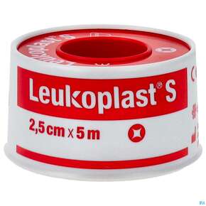 Wundpflaster Leukoplast/s Rollenpflaster 5mx 2,5cm 4761500 1st, A-Nr.: 1218356 - 01