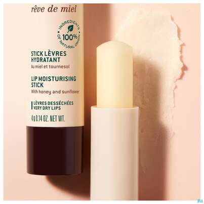 Sie sehen eine Packung Nuxe Reve De Miel Stick Levres Hydratant 4g, Produktbild: 05 Nuxe Reve De Miel Stick Levres Hydratant 4g, A-Nr.: 4080384 - 05