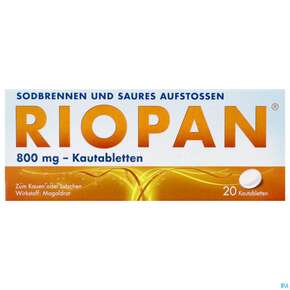 Riopan Kautabl 800mg 20st, A-Nr.: 1254990 - 01