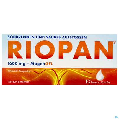 Riopan Magengel 1600mg 10st, A-Nr.: 3549985 - 01