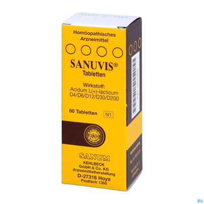 Sanuvis Tabl 80st, A-Nr.: 2598473 - 02